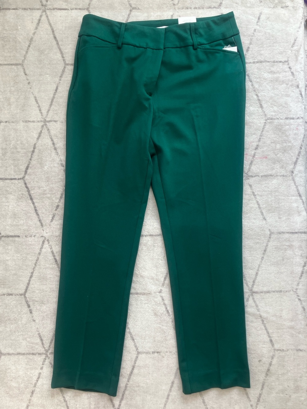 Cleo Quinn Slim Leg Pants - Size 14 Regular - Emerald Green - NWT